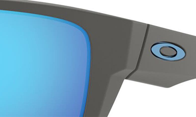 Oakley Drop Point™ 61mm Prizm™ Polarized Wrap Sunglasses In Gunmetal