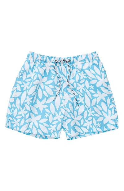 Shop Snapper Rock Aqua Bloom Volley Board Shorts In Blue