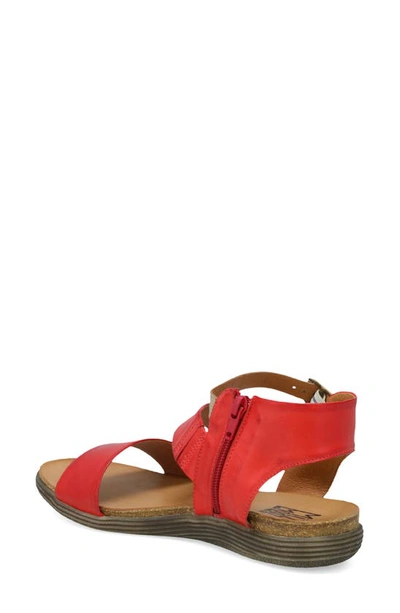 Miz Mooz Meadow Sandal In Scarlet