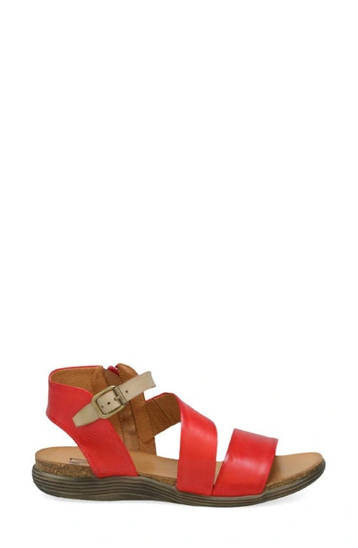 Miz Mooz Meadow Sandal In Scarlet
