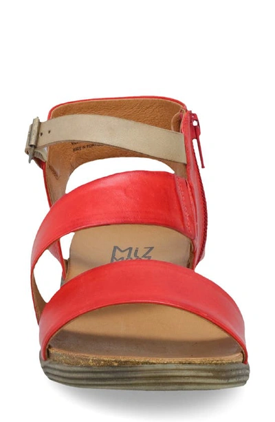 Miz Mooz Meadow Sandal In Scarlet