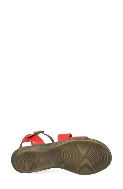Miz Mooz Meadow Sandal In Scarlet