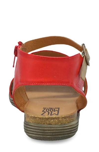 Miz Mooz Meadow Sandal In Scarlet