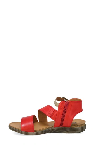 Miz Mooz Meadow Sandal In Scarlet