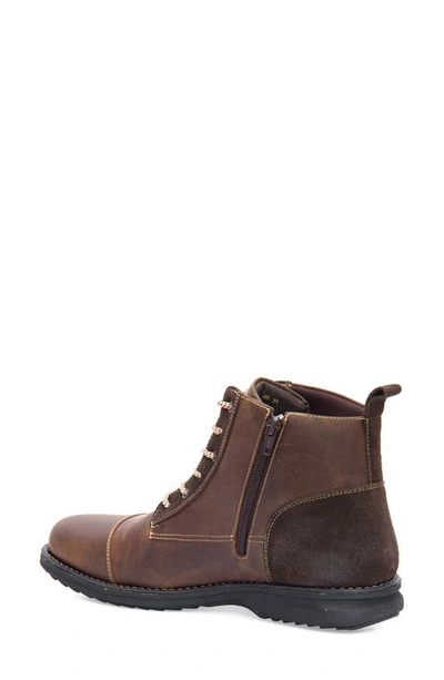 Shop Sandro Moscoloni Eugene Straight Tip Boot In Brown