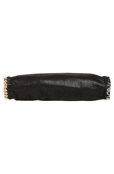 Shop Stella Mccartney Falabella Faux Leather Foldover Tote In Black