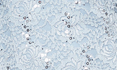 Shop Alex Evenings Sequin Lace & Chiffon Gown In Sky Blue