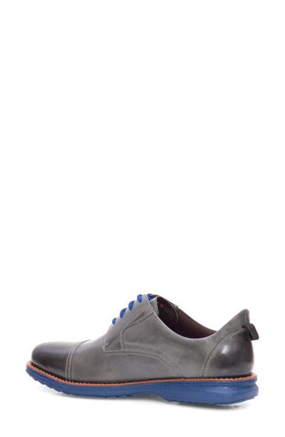 Shop Sandro Moscoloni Jared Straight Tip Blucher Oxford In Grey