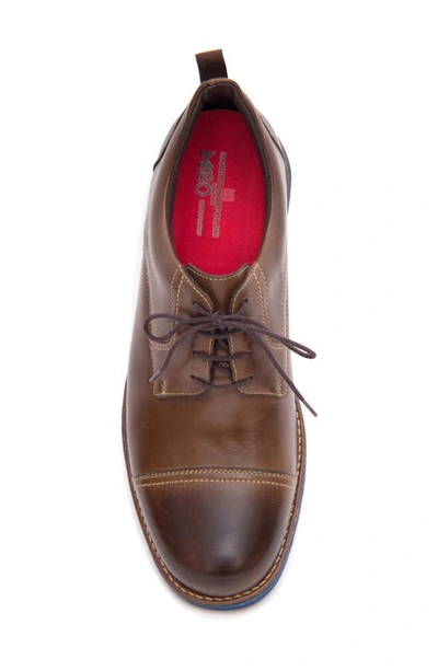 Shop Sandro Moscoloni Jared Straight Tip Blucher Oxford In Brown