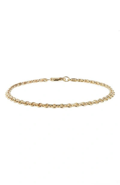 Shop Laura Lombardi Pina Chain Bracelet In Brass