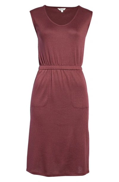 Splendid Hazel Elasticized Knee-length Dress In Currant