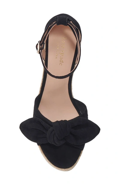 Shop Kate Spade Tianna Espadrille Wedge Sandal In Black