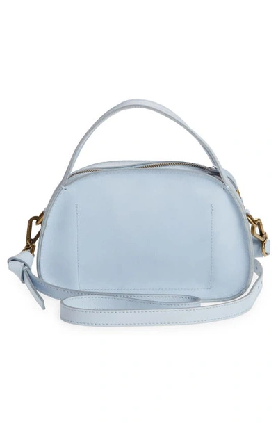 Shop Madewell The Sydney Zip Top Crossbody Bag In Dusty Pool