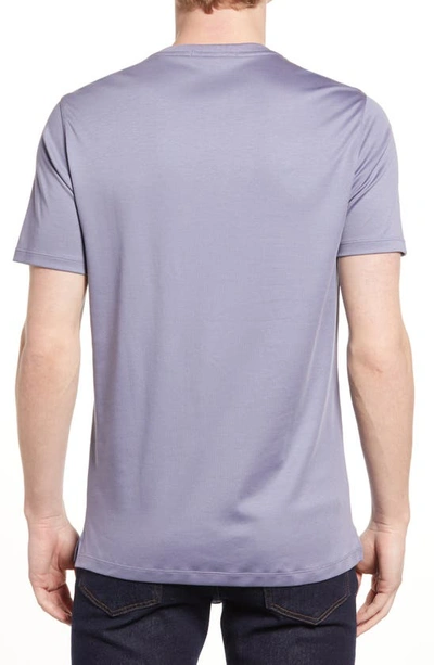 Shop Robert Barakett Georgia Regular Fit V-neck T-shirt In Lavender Haze
