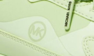 Shop Michael Michael Kors Theo Sneaker In Aloe