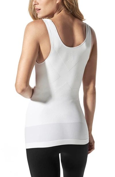 Shop Blanqi Everyday™ Pull-down Postpartum + Nursing Support Tank Top In Winter White