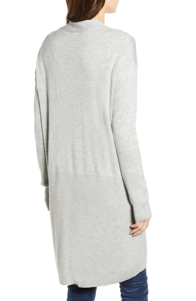 Shop Splendid Long Cardigan In Heather Grey