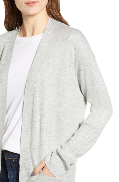 Shop Splendid Long Cardigan In Heather Grey