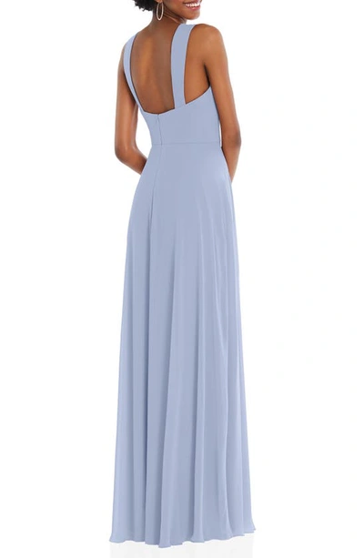 Shop After Six Sweetheart Neck Evening Gown In Sky Blue