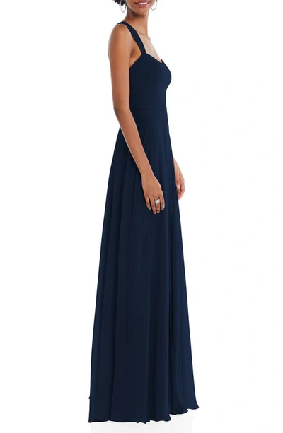 Shop After Six Sweetheart Neck Evening Gown In Midnight Navy