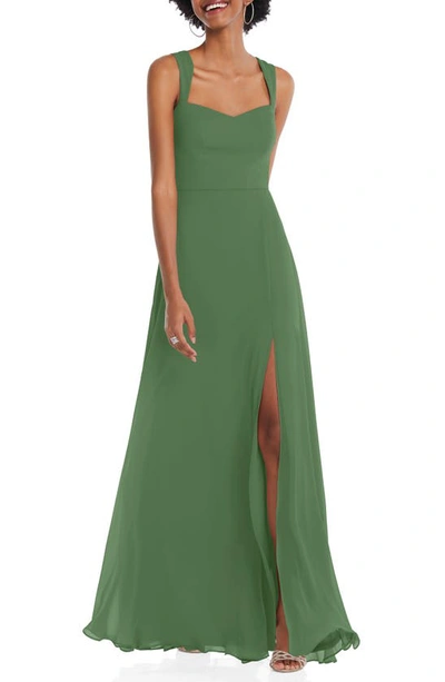 Shop After Six Sweetheart Neck Evening Gown In Vineyard Green
