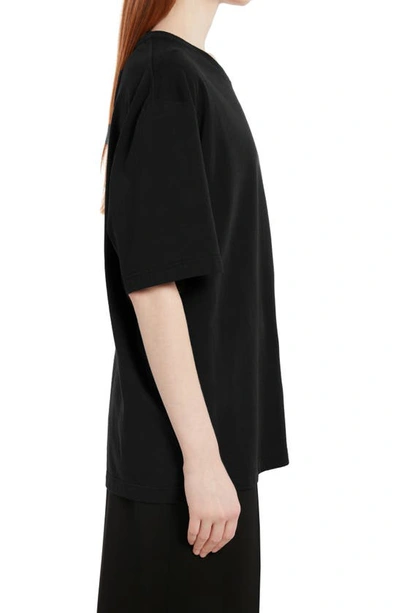 Shop The Row Gelsona Oversize Cotton Jersey T-shirt In Black