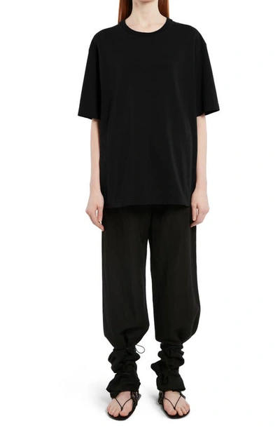 Shop The Row Gelsona Oversize Cotton Jersey T-shirt In Black