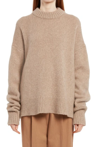 Galerie Oversized Cashmere Sweater In Beige