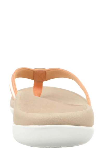 Shop Vionic Tide Flip Flop In Apricot