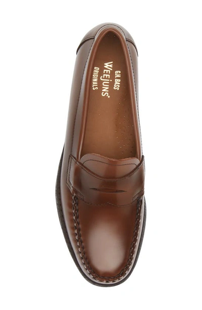 Shop G.h. Bass & Co. & Co. Logan Leather Penny Loafer In Brown