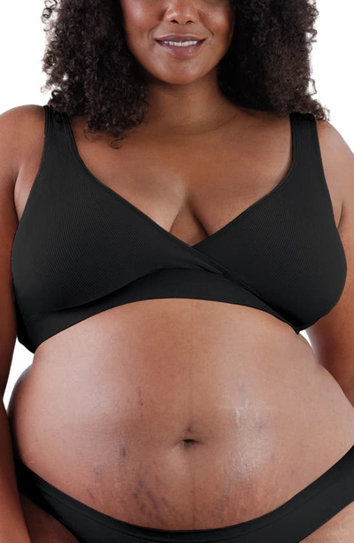 Shop Bravado Designs Restore Everyday Maternity/nursing Bralette In Black