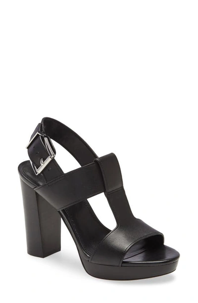 Michael kors black block on sale heels