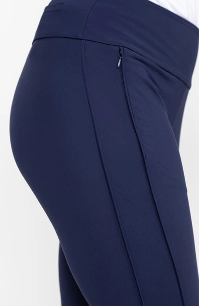 Shop Kinona Smooth Your Waist Crop Golf Pants In Navy