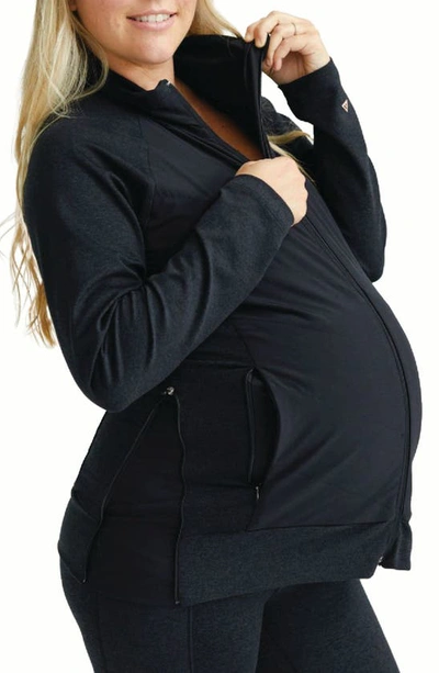 Shop Anook Athletics Georgia Maternity/nursing Jacket In Char