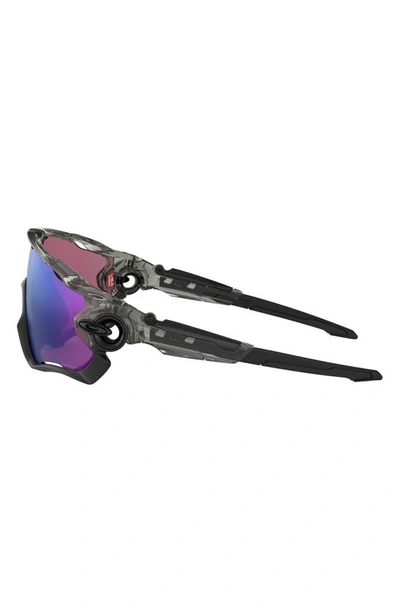 Oakley Okaley Jawbreaker Shield Sunglasses In Grey