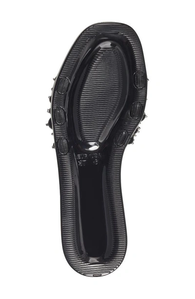 Shop Jessica Simpson Kassime Crystal Embellished Jelly Slide Sandal In Black