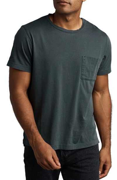 Shop Rowan Asher Cotton Pocket T-shirt In Basalt