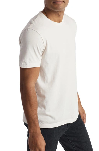Rowan Asher Standard Cotton T-shirt In Vintage White