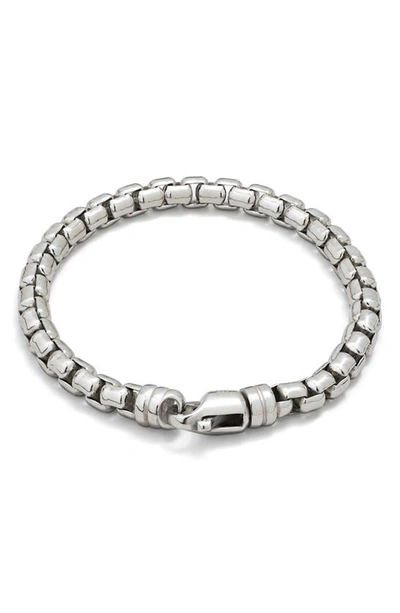 Shop Degs & Sal Silver Round Box Chain Bracelet