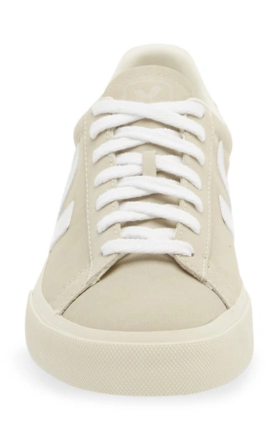 Shop Veja Campo Chromefree Leather Sneaker In Natural White