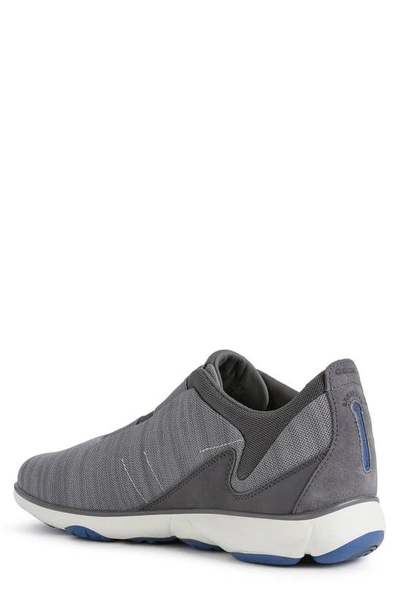 Shop Geox Nebula Slip-on Sneaker In Grey