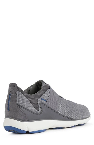 Shop Geox Nebula Slip-on Sneaker In Grey