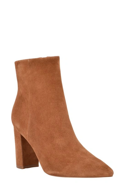 Shop Marc Fisher Ltd Ulani Pointy Toe Bootie In Sella Suede