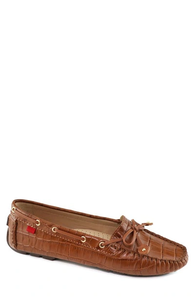 Shop Marc Joseph New York Cypress Hill Loafer In Russet Croco
