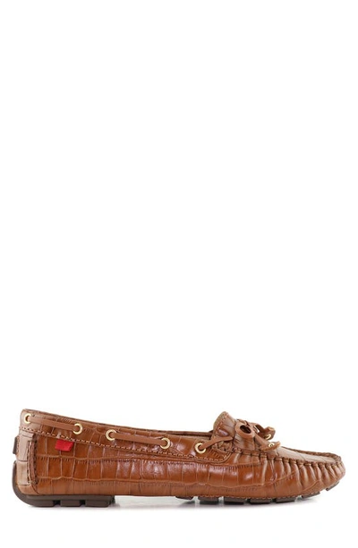 Shop Marc Joseph New York Cypress Hill Loafer In Russet Croco