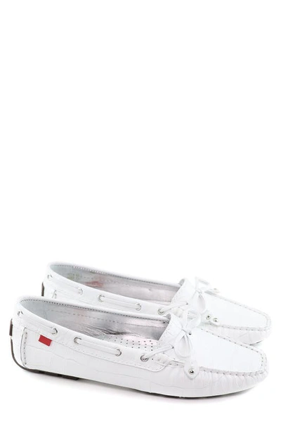 Shop Marc Joseph New York Cypress Hill Loafer In White Croco