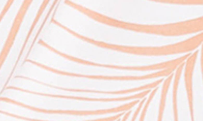 Roxy Land Of Life Leaf Print Midi Dress In Toast Palm Tree Dreams