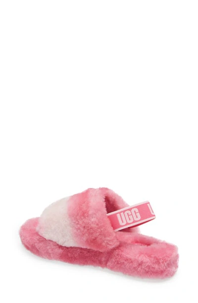 Shop Ugg Fluff Yeah Slide In Pink Gradient