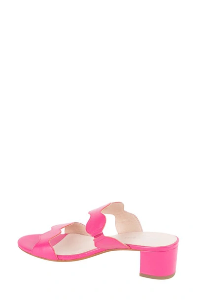 Shop Patricia Green Palm Beach Slide Sandal In Hot Pink Leather