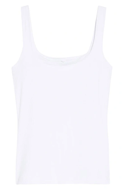 Shop Alo Yoga Minimalist Rib Tank In White